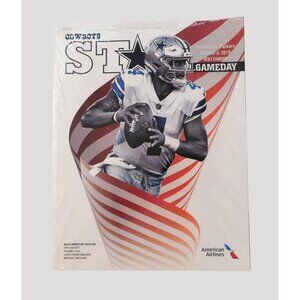 Dallas Cowboys Star Gameday Program Dak Prescott Packers 10/6/19 Sealed